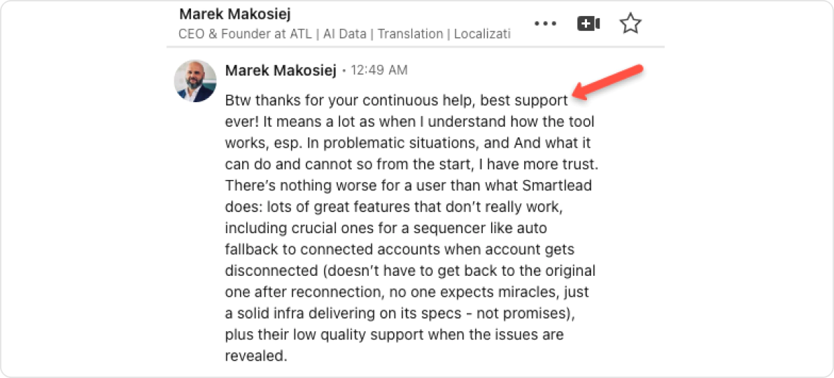 Customer review screenshot 29 of 36